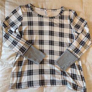 Long Sleeve Plaid Shirt